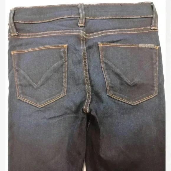 Hudson Nico  Mid rise Super Skinny Ankle Dark Wash Size 24 - Picture 15 of 15